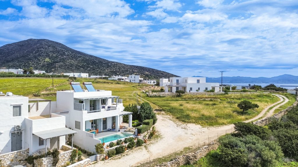 Cycladic landscape from above